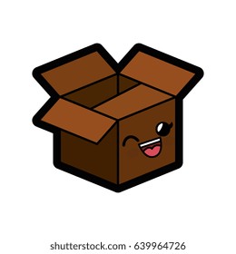 kawaii box icon
