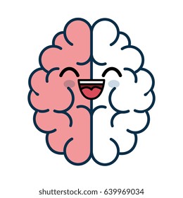 kawaii brain icon