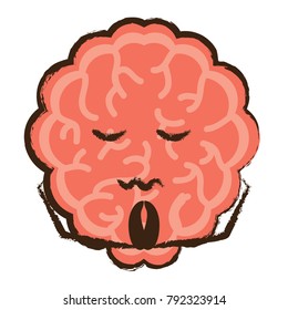 kawaii brain icon