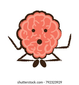 kawaii brain icon