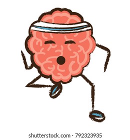 kawaii brain icon