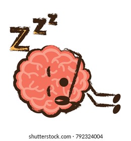 kawaii brain icon