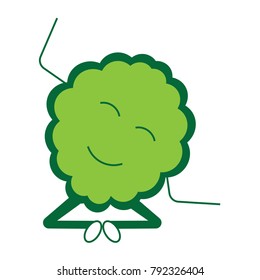 kawaii brain icon