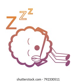 kawaii brain icon