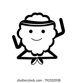 kawaii brain icon