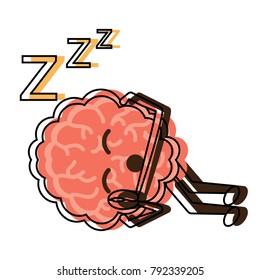 kawaii brain icon
