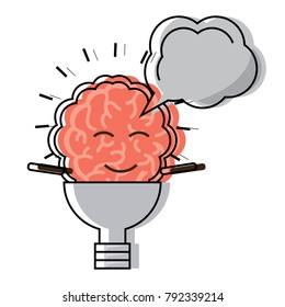 kawaii brain icon