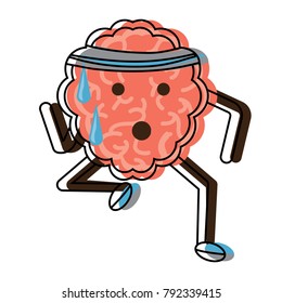 kawaii brain icon