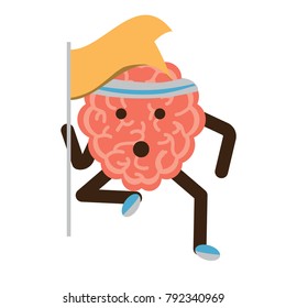 kawaii brain icon