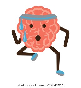 kawaii brain icon
