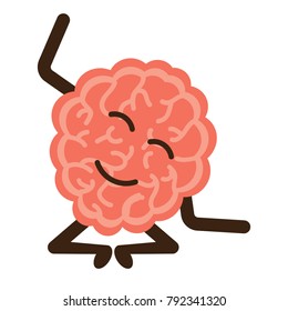 kawaii brain icon