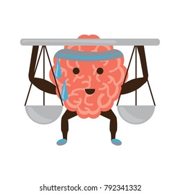 kawaii brain icon