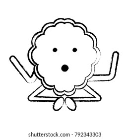 kawaii brain icon