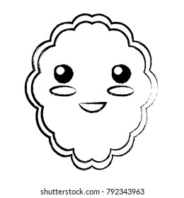 kawaii brain icon