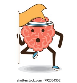kawaii brain icon