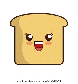 kawaii bread icon