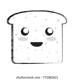 kawaii bread icon