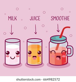 Kawaii breakfast design