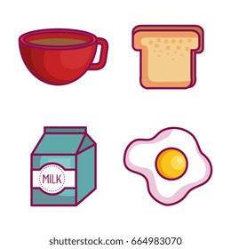 Kawaii breakfast design