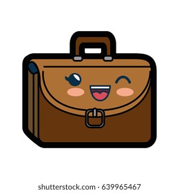 kawaii briefcase icon