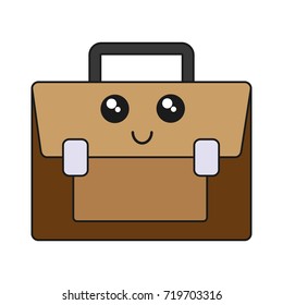 kawaii briefcase icon