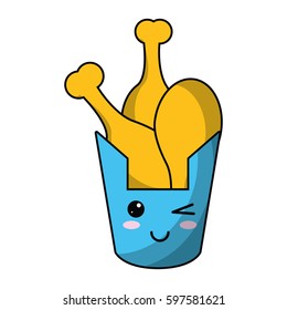 kawaii bucket fried chicken