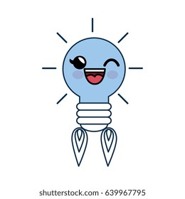 kawaii bulb icon