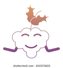 Kawaii bunch of grapes