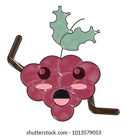 Kawaii bunch of grapes