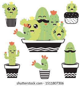 Kawaii Cactus High Res Stock Images Shutterstock