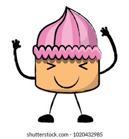 kawaii cake icon