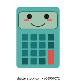 kawaii calculator icon image 