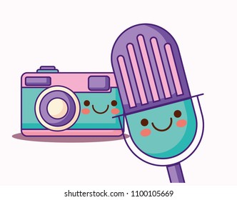 kawaii camera and microphone