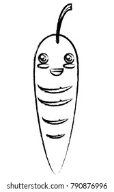 kawaii carrot icon
