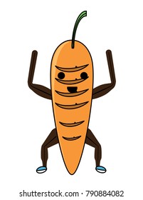kawaii carrot icon