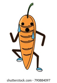 kawaii carrot icon