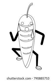 kawaii carrot icon
