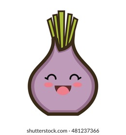 kawaii cartoon beetroot