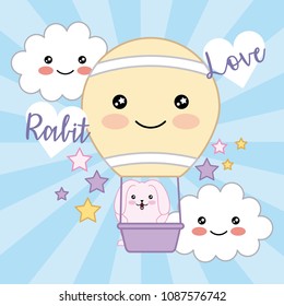 kawaii cartoon concept