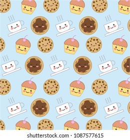 kawaii cartoon concept