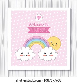 kawaii cartoon concept