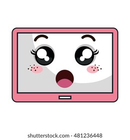 kawaii cartoon tablet