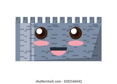 Kawaii castle wall icon