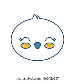 kawaii chicken icon