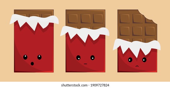 Kawaii Chocolate In A Red Wrapper