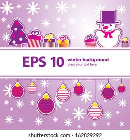 Kawaii Christmas background