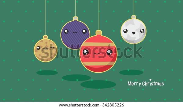 Download Kawaii Christmas Background Postcard Stock Vector Royalty Free 342805226 Yellowimages Mockups