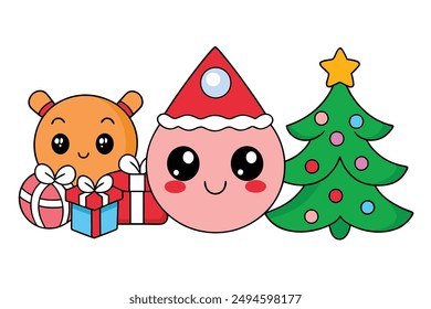 Kawaii Christmas Cheer: Festive Joy Unwrapped