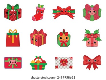 Kawaii Christmas Gift Collection Festive Holiday Designs