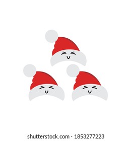 kawaii christmas illustrations are kawaii designs that can be used in various mockups